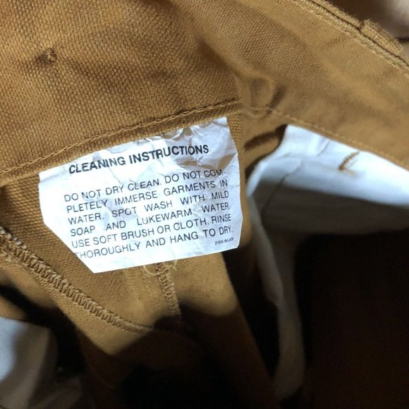 Vintage American Field Canvas Brush Field Hunting Pants Mens Size 40x30 Brown - Picture 5 of 10